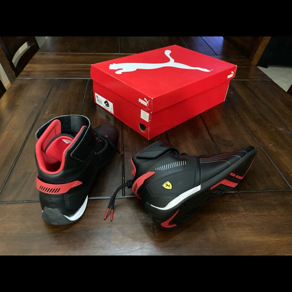 Black Ferrari Pumas New Size 12 Sold Out Everywhere - Picture 2 of 16